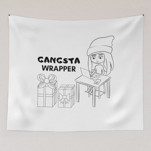Item preview, Classic Gangsta Wrapper designed and sold by PaperDreamPod.