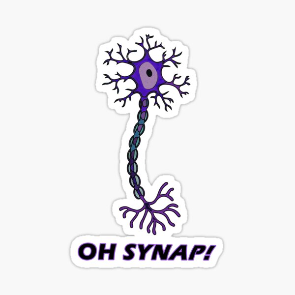 Vista previa del artículo con la obra «Neuron - ¡Oh, no! - Juego de ciencia», diseñado y vendido por J Bigglesworth.