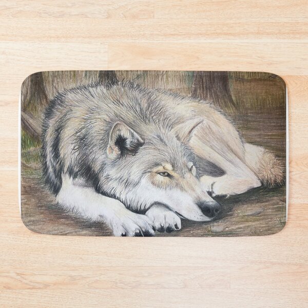 Item preview, Sleepy Wolf designed and sold by jazzymbf.