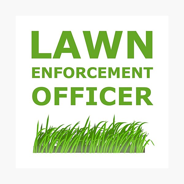 Item preview, Lawn Officer Green designed and sold by TheBestStore.
