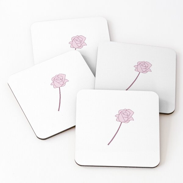 Item preview, Medium Pink Rose Drawing designed and sold by solarsquidd.