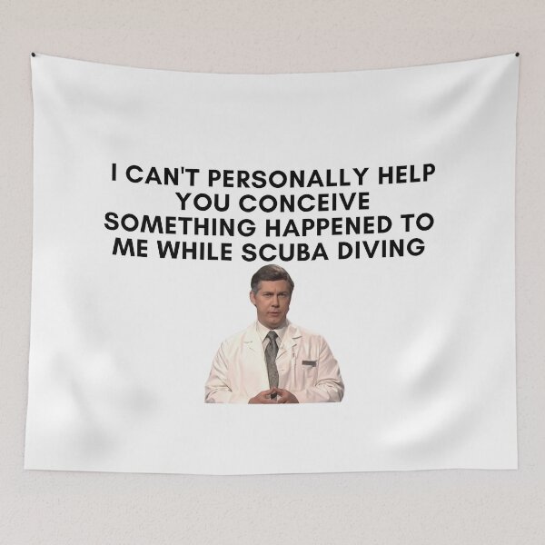 Item preview, 30 Rock - Dr Leo Spaceman - I can't personally help you conceive, something happened to me while scuba diving designed and sold by LeoSpaceman.