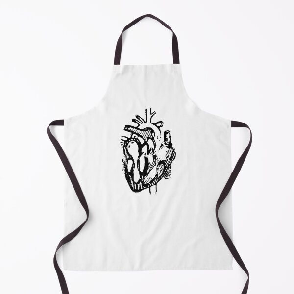 Item preview, Anatomical Heart stencil black designed and sold by shtem.