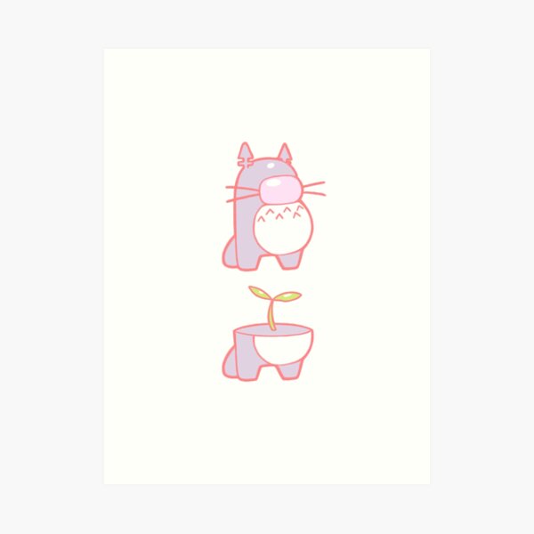 Totoro - Astronauta Lámina artística
