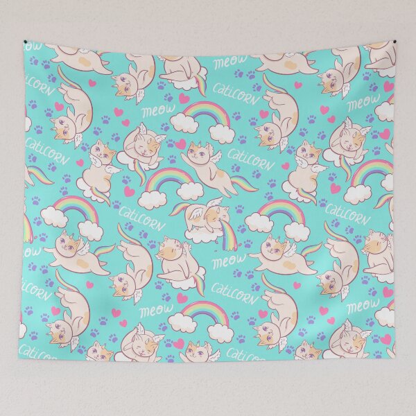 Item preview, Unicorn cats designed and sold by burbura.