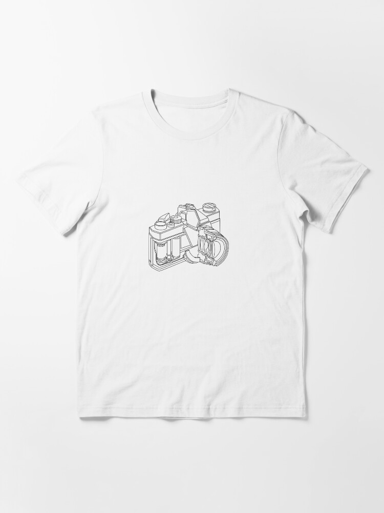 Alternate view of Camera disection Essential T-Shirt
