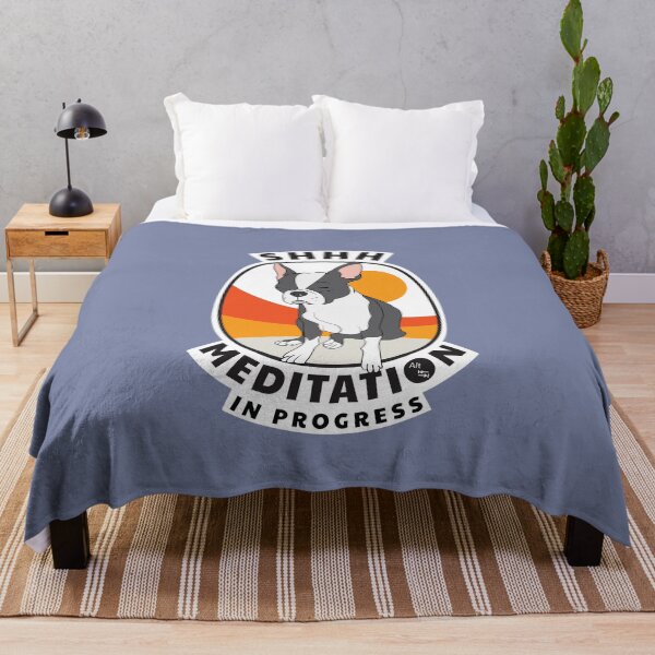 Item preview, Meditating Boston Terrier designed and sold by alttabstudio.