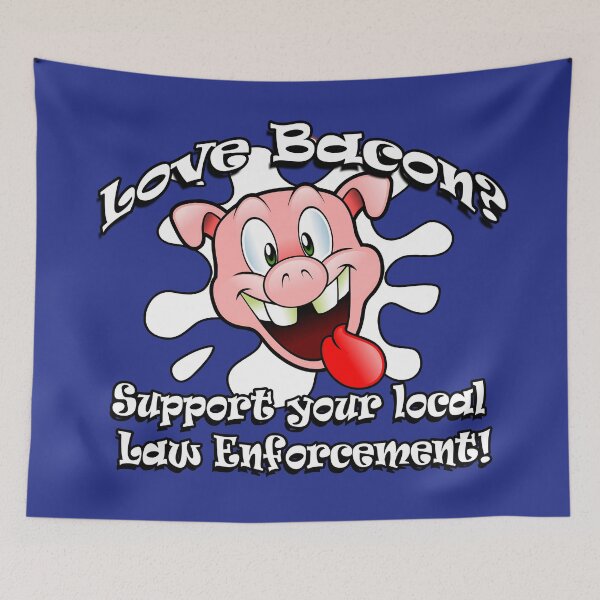 Item preview, Love Bacon Support Law Enforcement  designed and sold by Janette  Kimbrough.