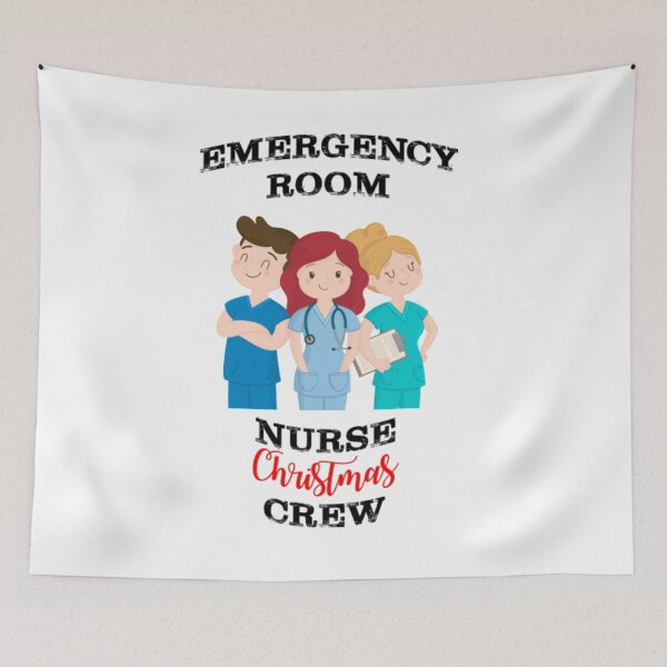 Item preview, Emergency Room Nurse Christmas Crew designed and sold by SpicerPatty.
