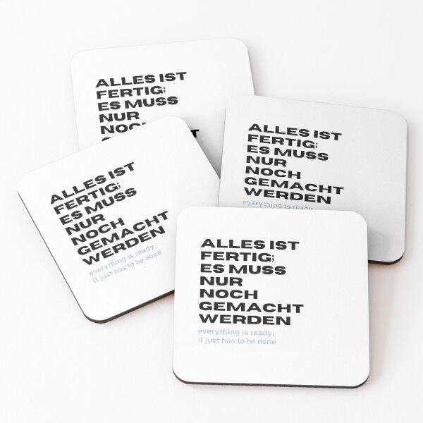 Item preview, Everything is Ready... in German  designed and sold by TheVine.