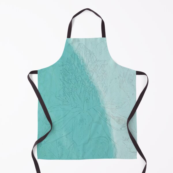 Item preview, Subtle flower in teal designed and sold by puravidavisions.