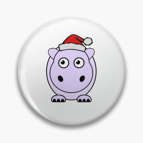 Artikelvorschau, Weihnachtsflusspferd entworfen und verkauft von gracefullizard.