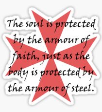 Templar Cross Sticker