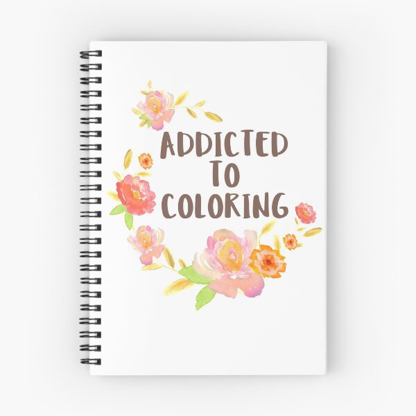 Item preview, Addicted to Coloring designed and sold by ColoringPress.