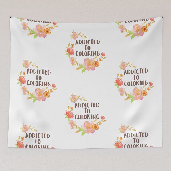 Item preview, Addicted to Coloring designed and sold by ColoringPress.