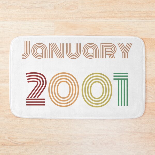 Item preview, January 2001 Design, Happy 20th Birthday. designed and sold by marosharaf.