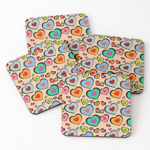Item preview, Flying Colorful Hearts  designed and sold by Design-Focus.