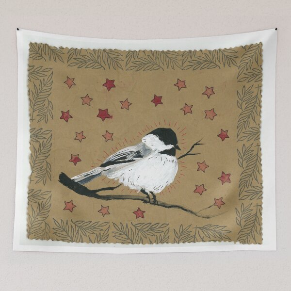 Artikelvorschau, Winterurlaub Chickadee entworfen und verkauft von trashraven.