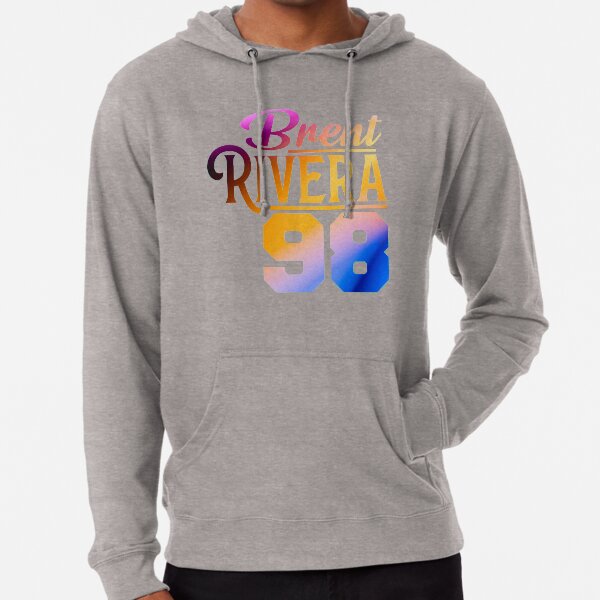 Brent Rivera 98 Sticker Lightweight Hoodie