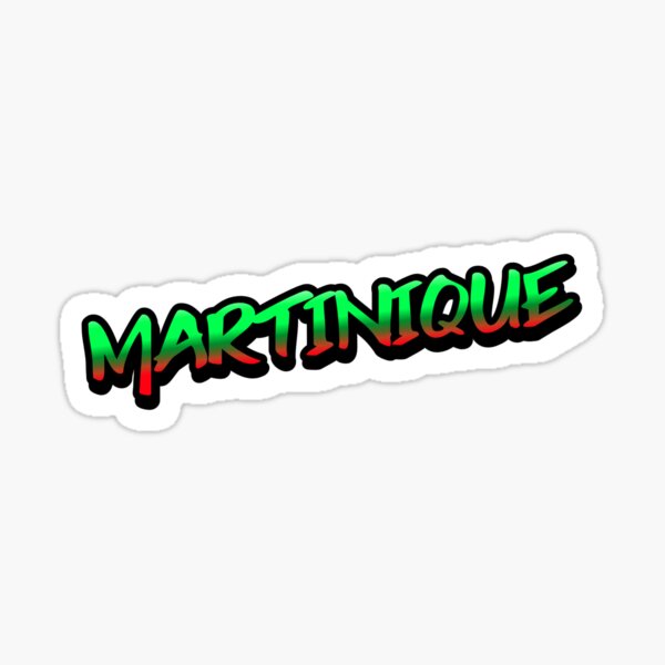 Aperçu de l'œuvre Martinique rouge vert noir  créée et vendue par West indian touch.