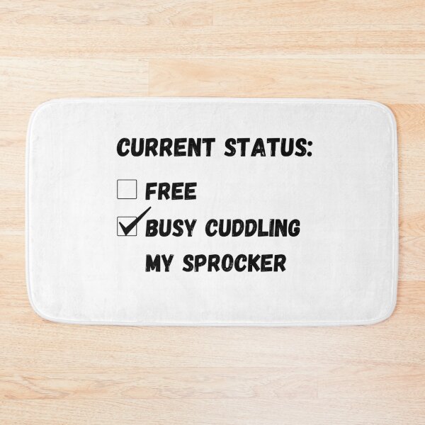 Item preview, Current status - sprocker spaniel designed and sold by AllyShop.