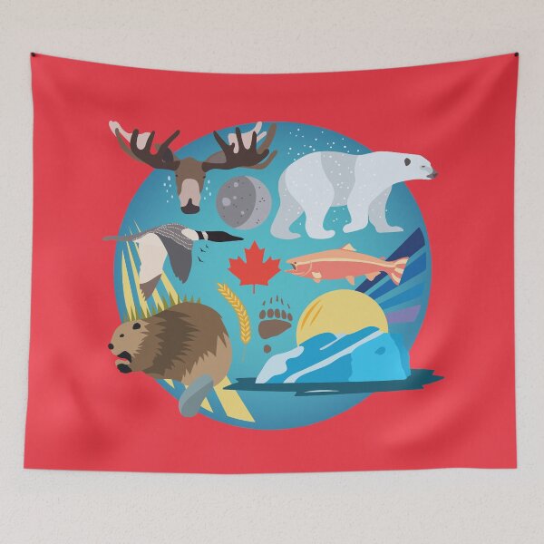 Item preview, Canada - All The Animals designed and sold by Eye on the Blueline.