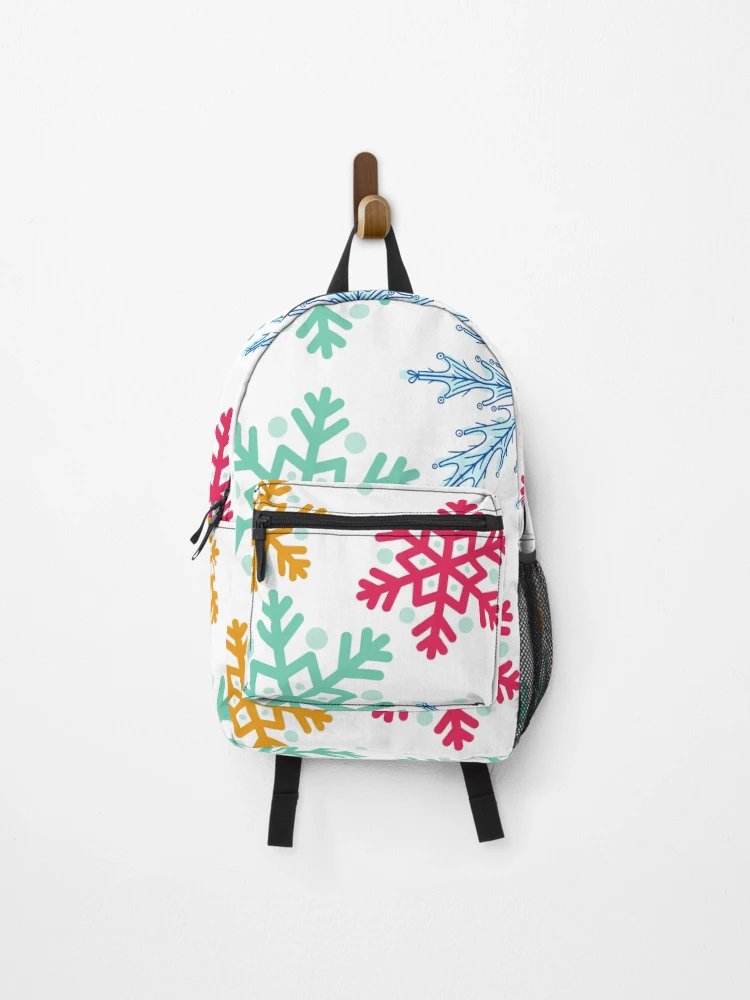 Thumbnail 1 of 3, Backpack, Colorful Snowflake Pattern designed and sold by designlee.