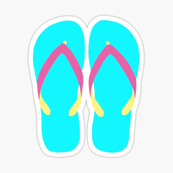 Flip Flop Stickers for Sale, Free US Shipping