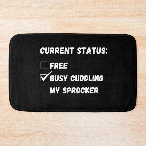 Item preview, Current status - sprocker spaniel designed and sold by AllyShop.