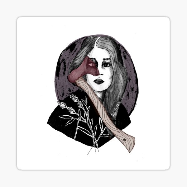 Lizzie and Her Axe Sticker