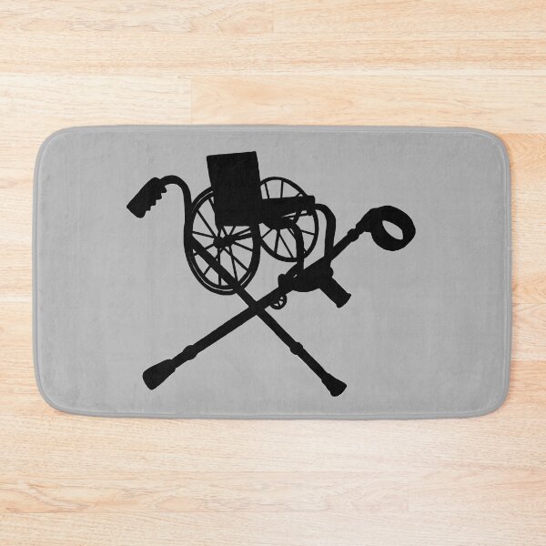 Item preview, Chair and Cross Crutches Skull and Crossbones  designed and sold by Quipplepunk.