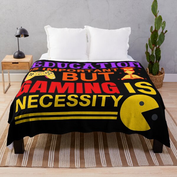 Item preview, education is important but gaming is importanter designed and sold by inspiredtees24.