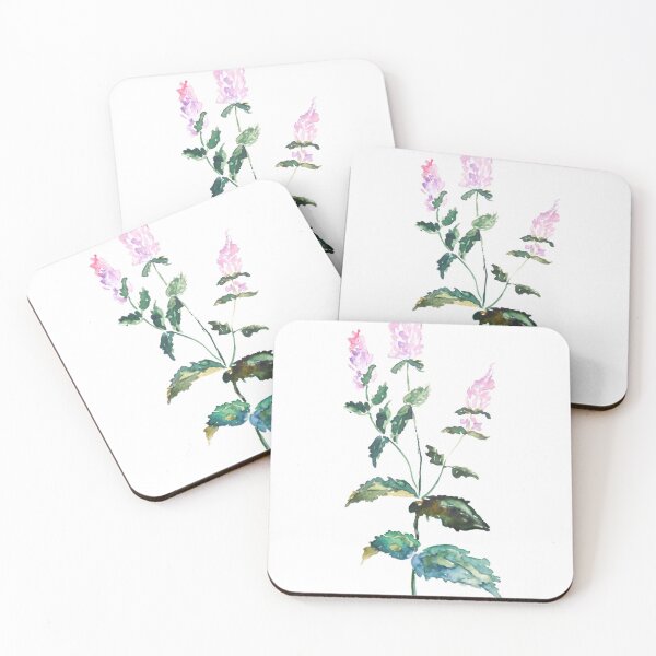 Item preview, Wild herbs collection watercolor designed and sold by BeeTartprints.