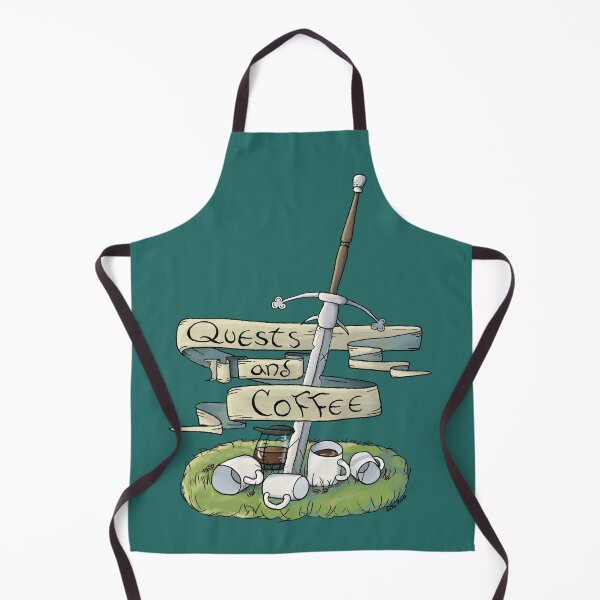 Item preview, Quests and Coffee designed and sold by SelaRoseArt.