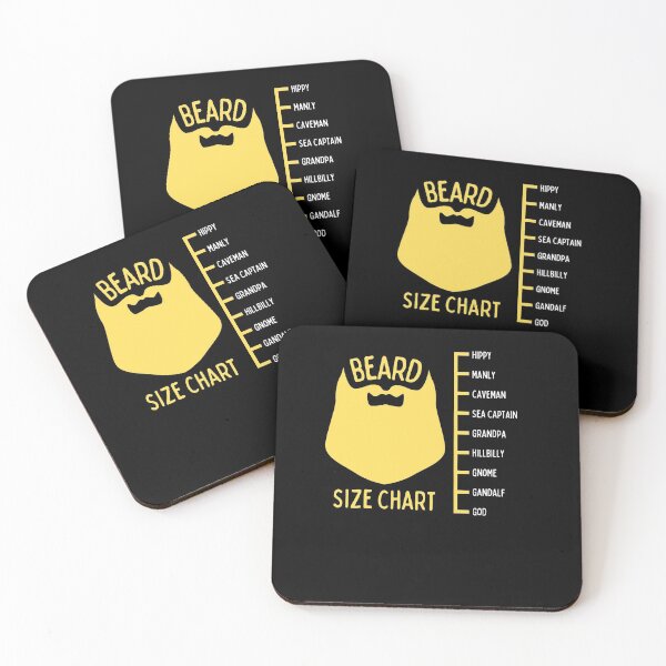Item preview, Beard Measurement Chart Mens Beard Length Funny Growth Chart designed and sold by WichitaClothing.