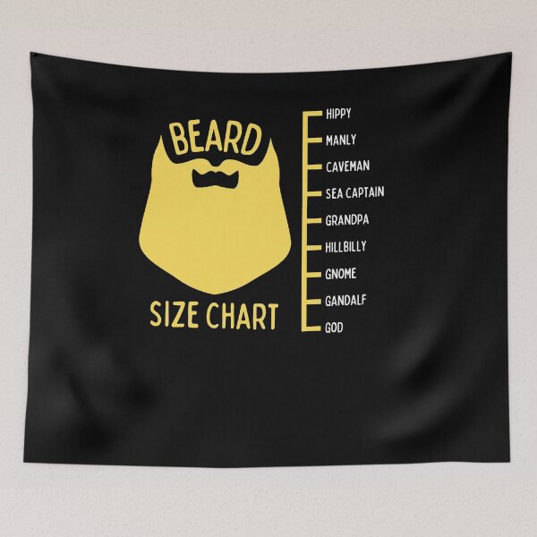 Item preview, Beard Measurement Chart Mens Beard Length Funny Growth Chart designed and sold by WichitaClothing.