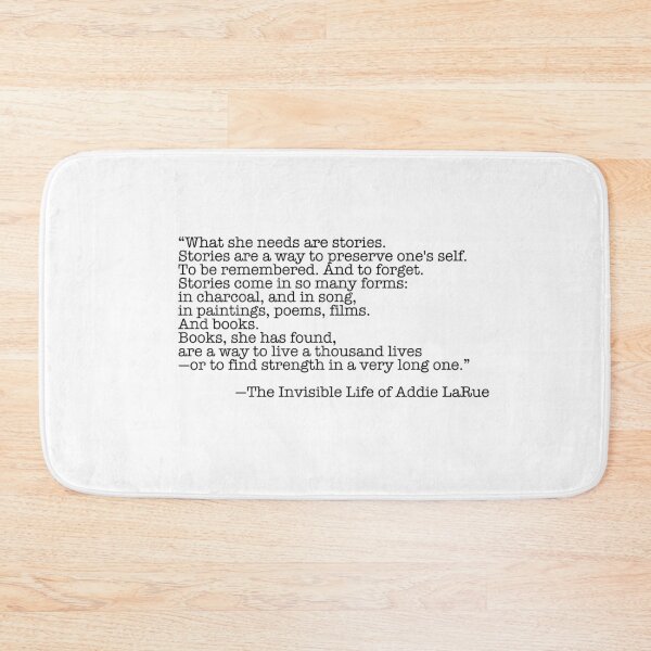 Item preview, addie books quote designed and sold by lovely-lyrics.