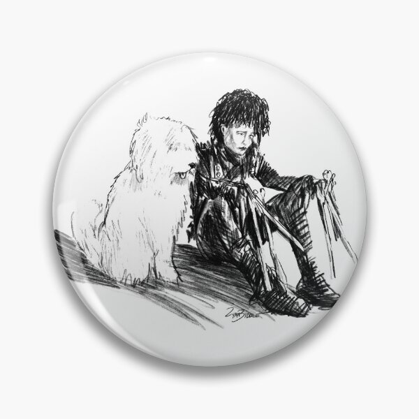 Item preview, Edward Scissorhands and dog.  designed and sold by Ryan Biddle.