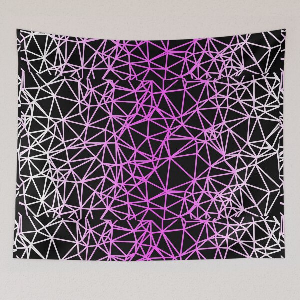 Item preview, Delaunay Triangulations: White to Pink on Back designed and sold by jadekandel.