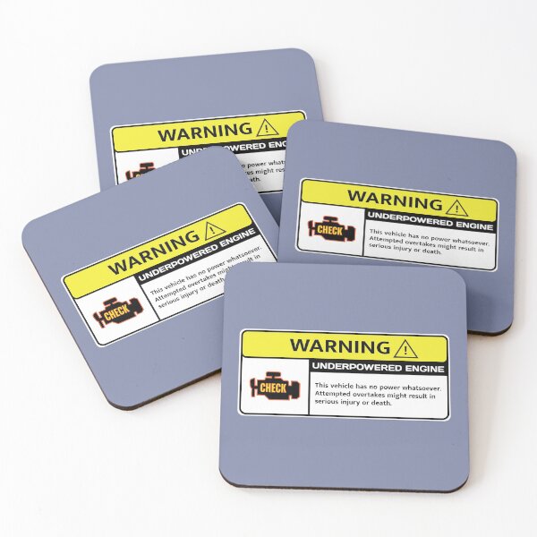 Item preview, Underpowered Engine Warning  designed and sold by alttabstudio.