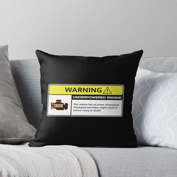 Item preview, Underpowered Engine Warning  designed and sold by alttabstudio.