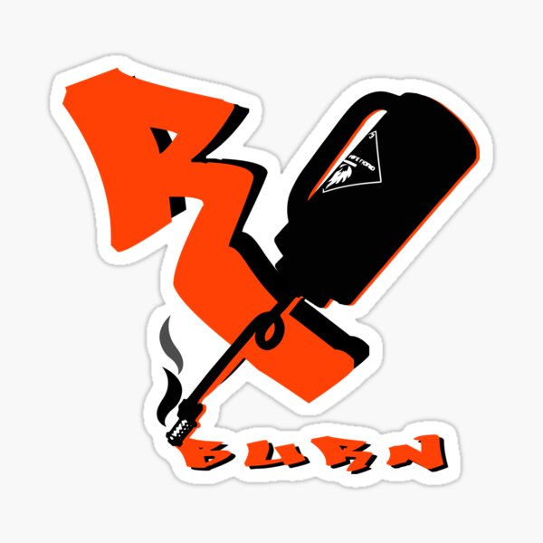 Vista previa del artículo con la obra «RXBURN», diseñado y vendido por Firethreadz.