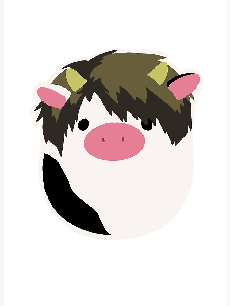 Squishmallow Cow Haikyuu Ushijima\