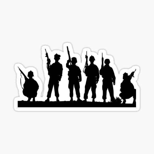 Item preview, Military Silhouettes designed and sold by baconpanda.