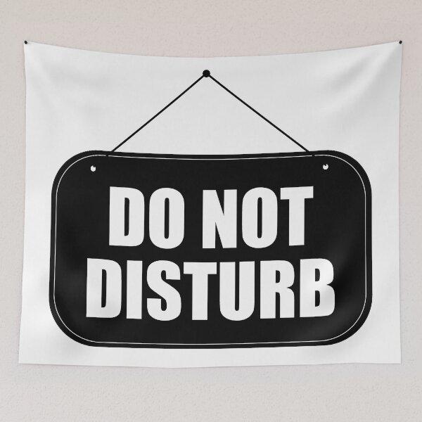 Item preview, Do Not Disturb Sign designed and sold by Primroaddesigns.