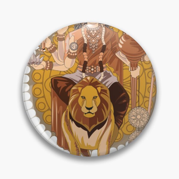 Item preview, Mother Goddess Durga Riding a Lion designed and sold by mprakash100.