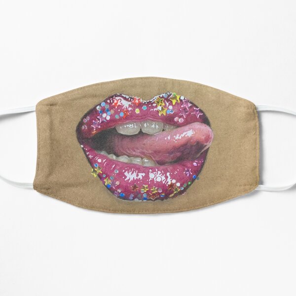 Giant Juicy Lips Flat Mask