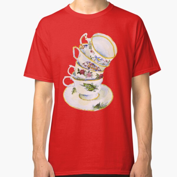 Great Grandma's Teacups Classic T-Shirt