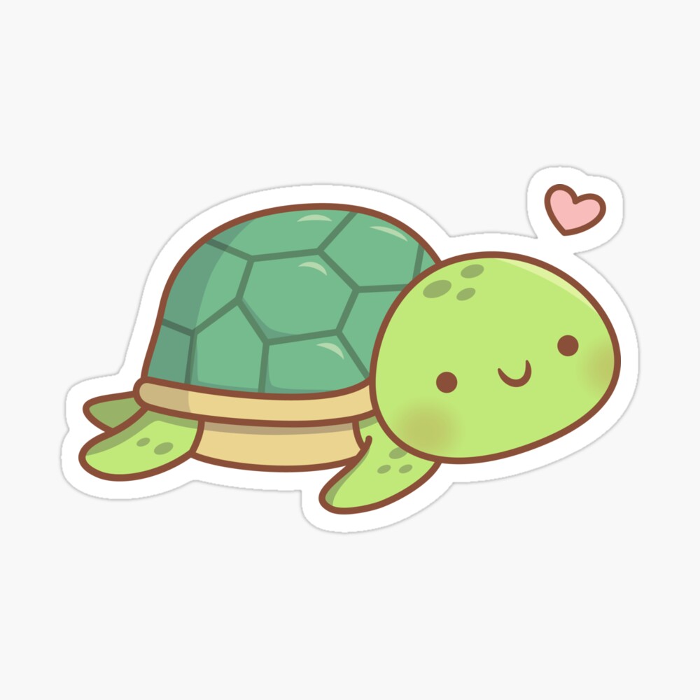 Love Cute Little Sea Turtle | Poster