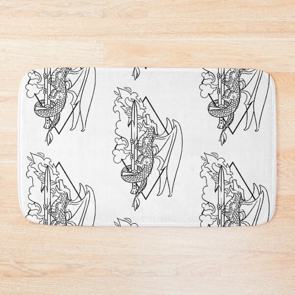 Item preview, Dragon's Sword Black and White designed and sold by polliadesign.